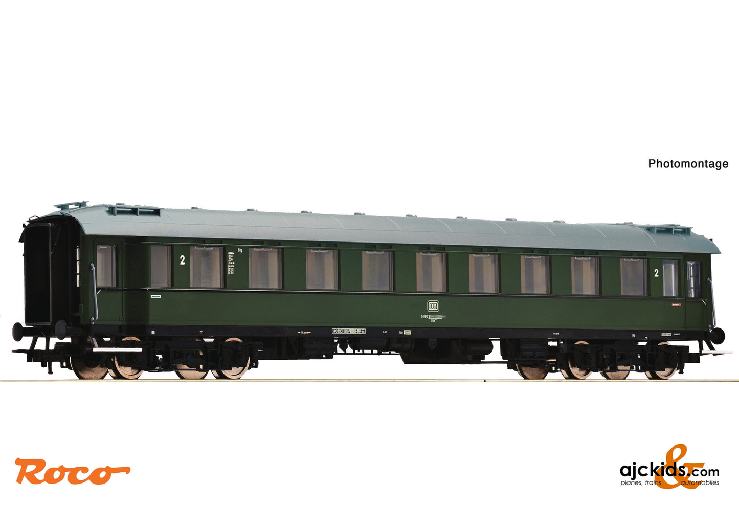 Roco 6200159 2nd class express train coach, DB