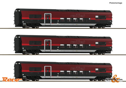 3 piece  Set 2: Railjet of the new generation