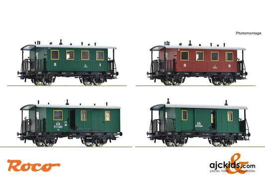 Roco 6200190 - 4 piece set: Passenger train, kkStB