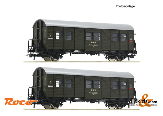 Roco 6200195 - 2 piece set: Auxiliary passenger coaches, PKP