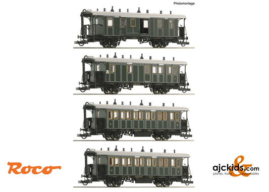 Roco 6200197 - 4 piece set: Local passenger train