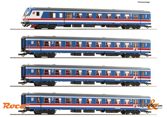 4-piece set: Push-pull train "Valousek Edition", ÖBB