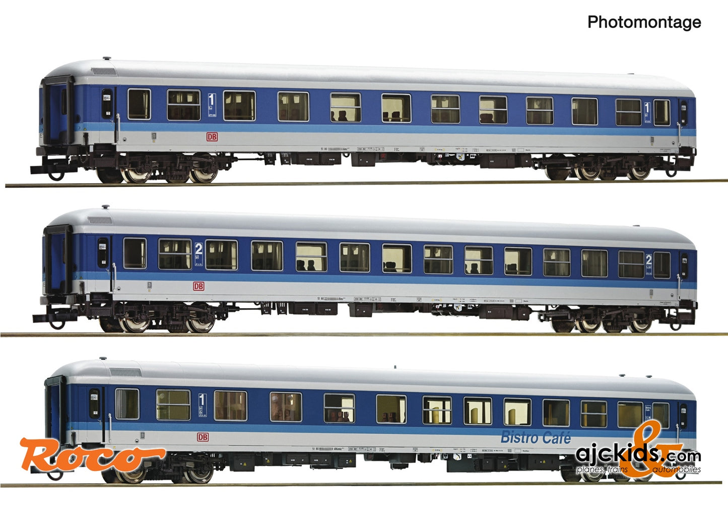Roco 6200208 - 3 piece set (1): IR coaches, DB AG