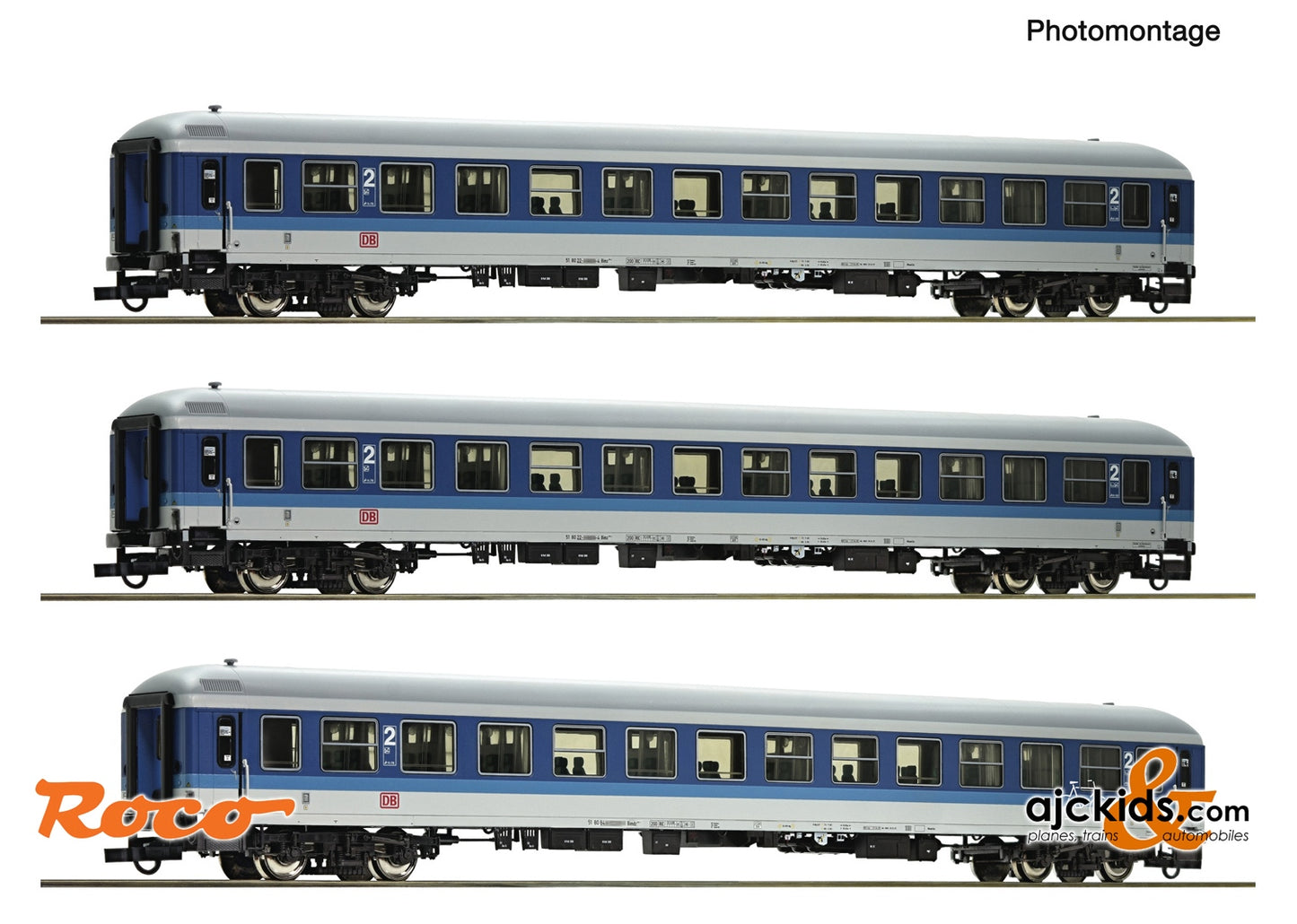 Roco 6200209 - 3 piece set (2): IR coaches, DB AG