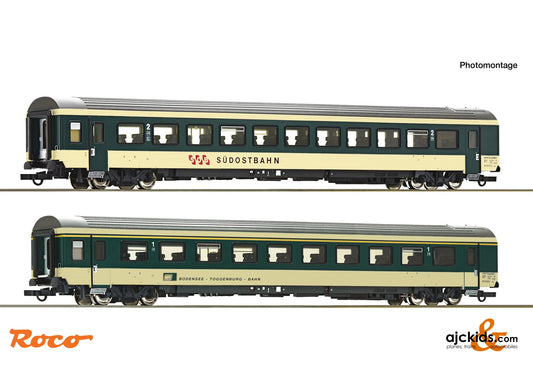 2 piece set (2): "Voralpen-Express" coaches