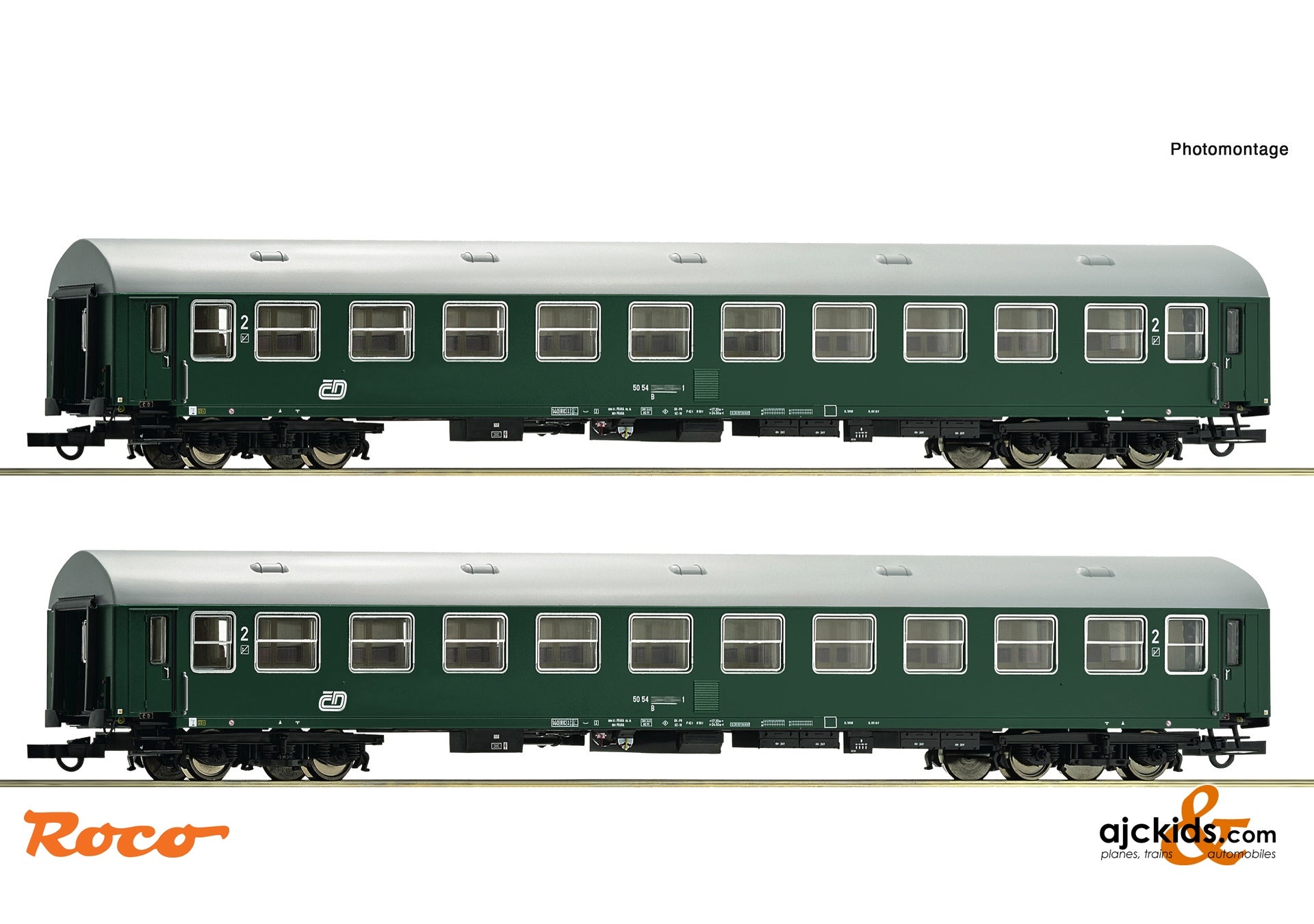 2 piece set: 2nd class coaches, CD