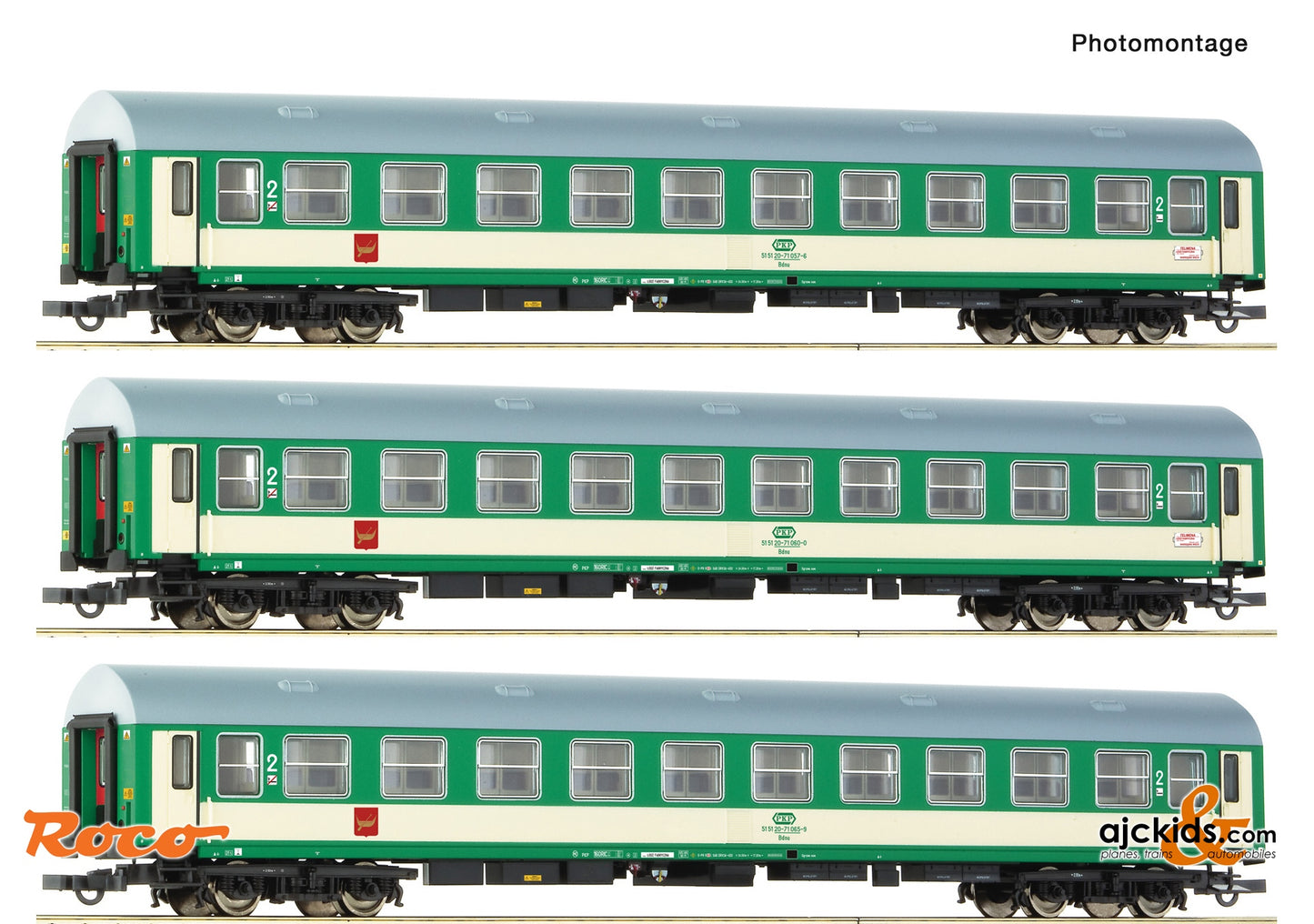3 piece set: "Telimena" coaches, PKP