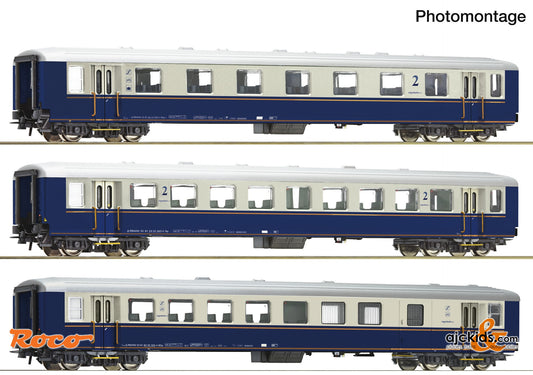 3 piece set: Schlieren wagons, Regiobahn