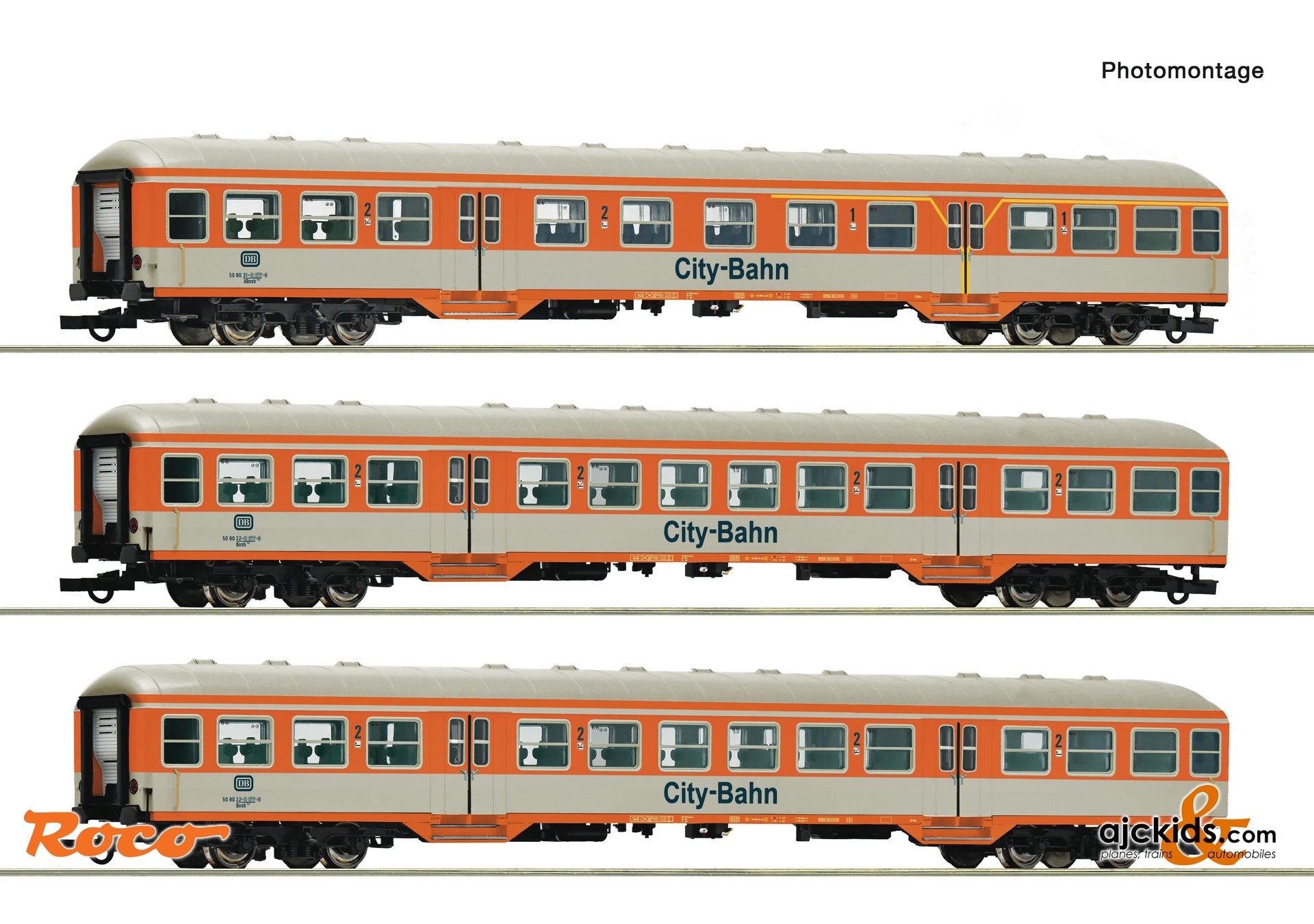 3-piece set: "City-Bahn", DB