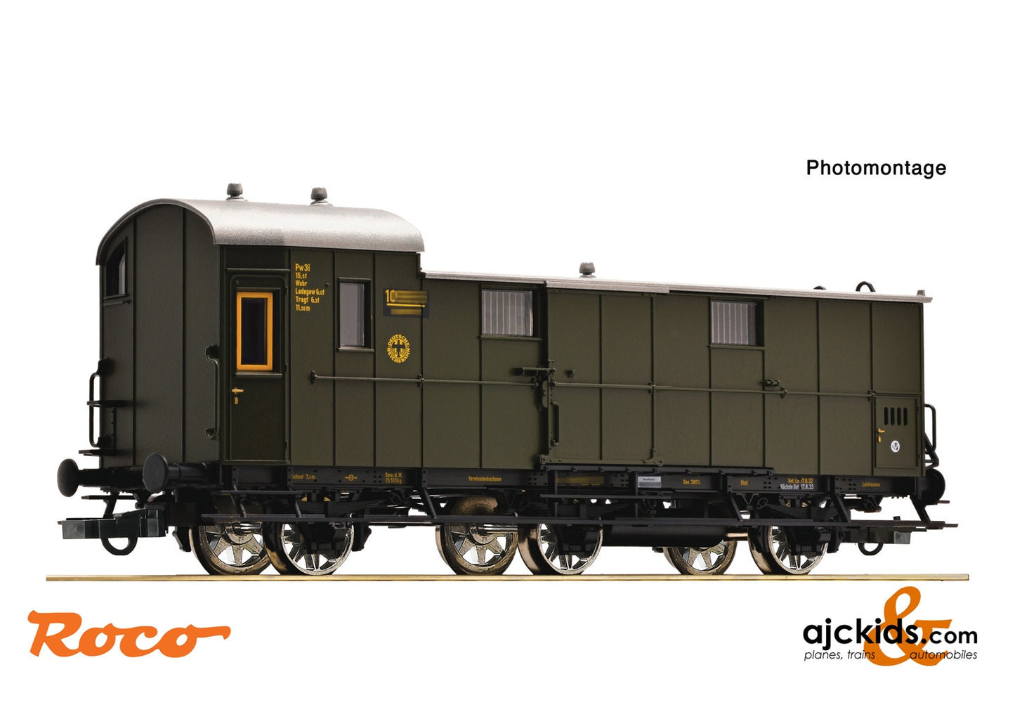 Roco 6200256 - Luggage van, DRG