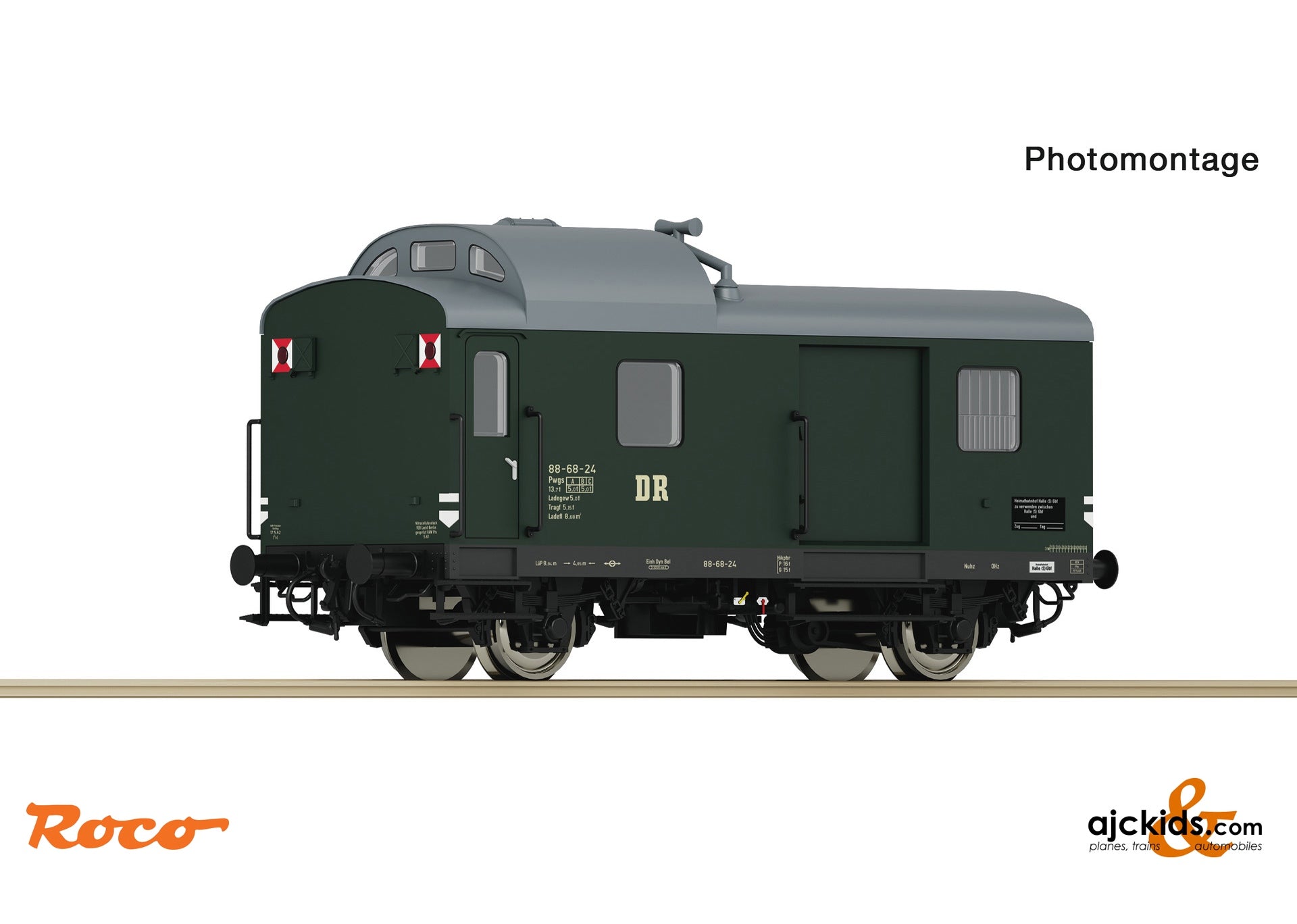 Roco 6210175 Goods train guard wagon, DR