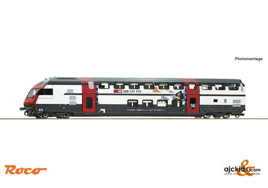 Double-decker control car 