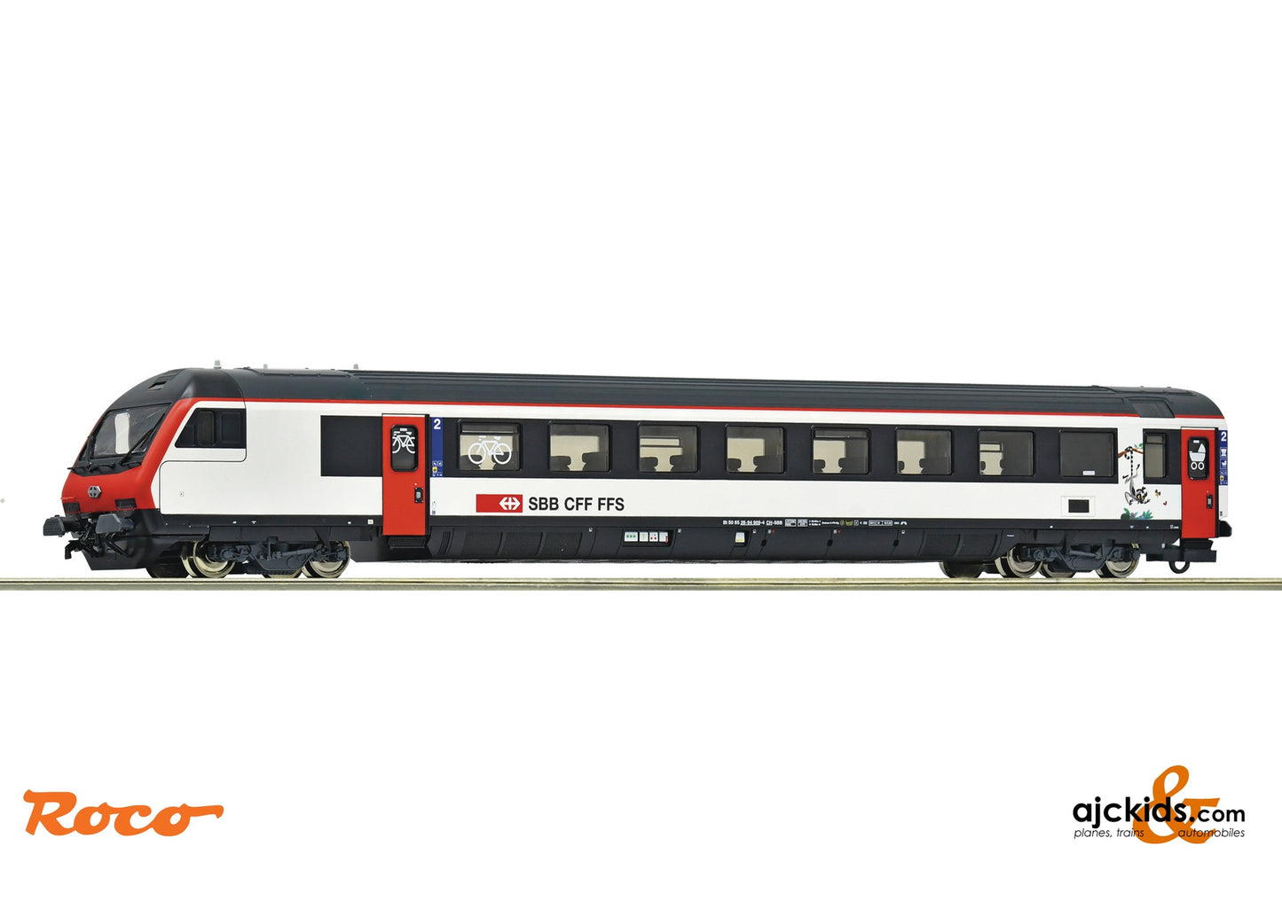 2nd class control cab coach for EW-IV commuter trains, SBB