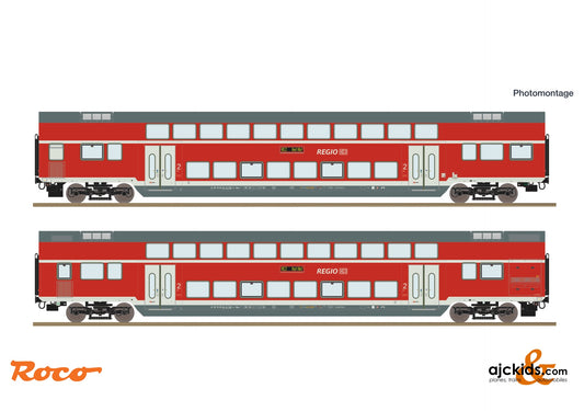 2 piece set: Double-deck coaches, DB AG