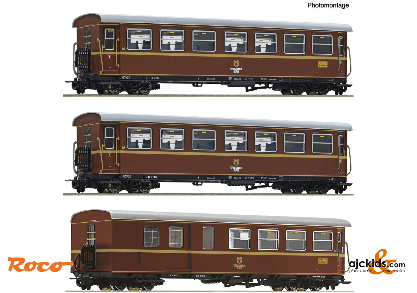 3-piece set: "Ötscherbär", NÖVOG