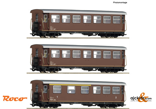 3-piece set: Passenger coach, ÖBB