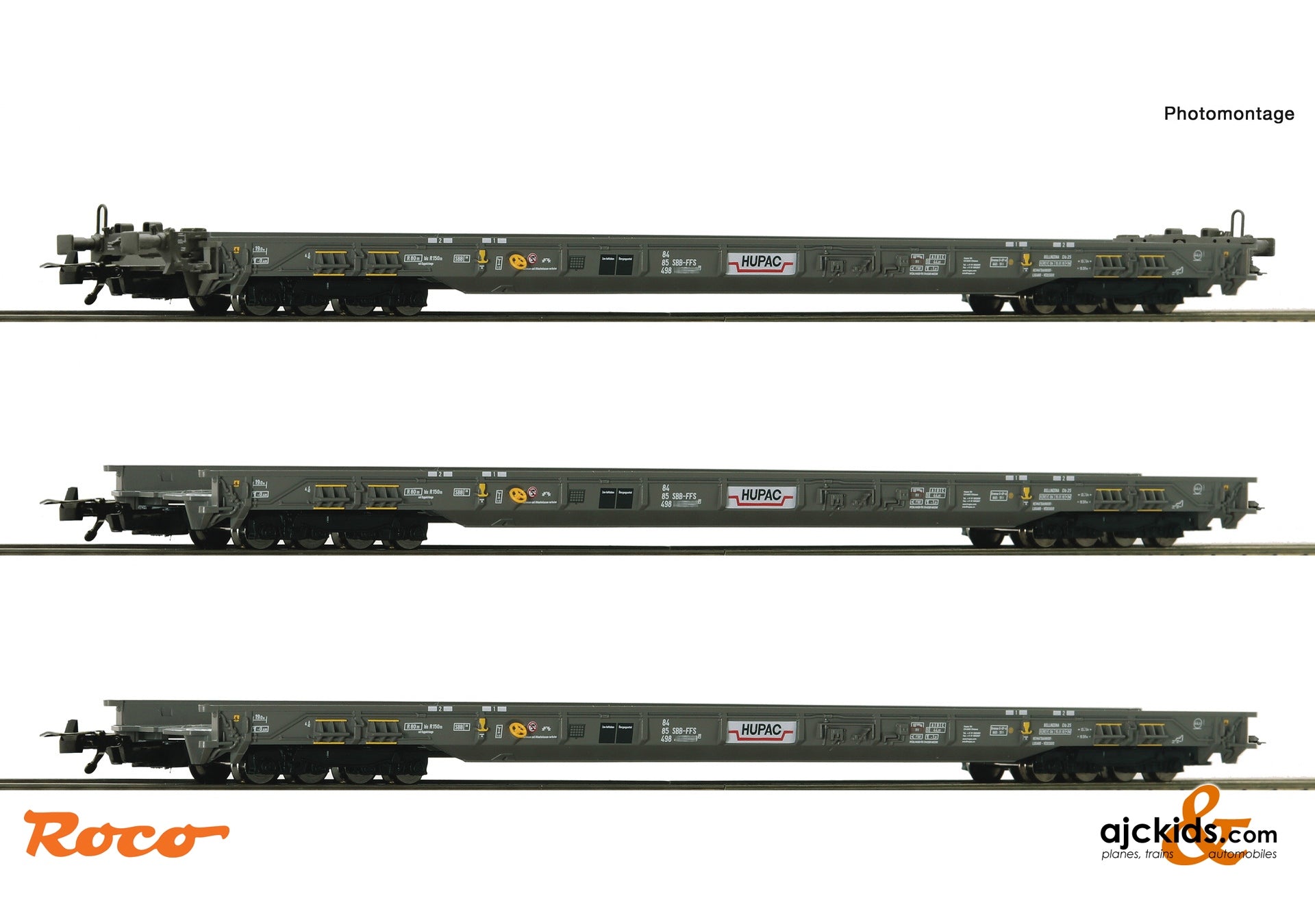 3 piece set: Rollende Autobahn, HUPAC