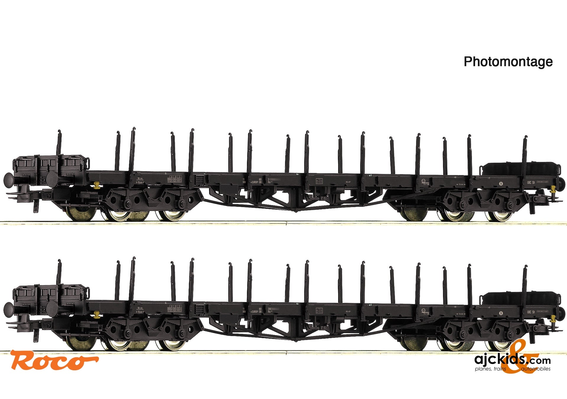2 piece set: Stanchion wagons, DB