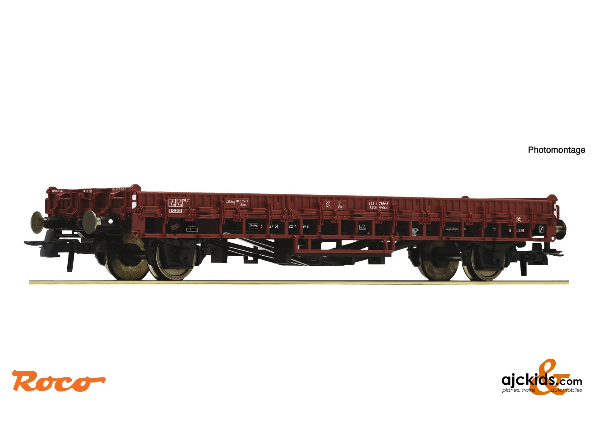 Roco 6600149 Low side wagon, PKP