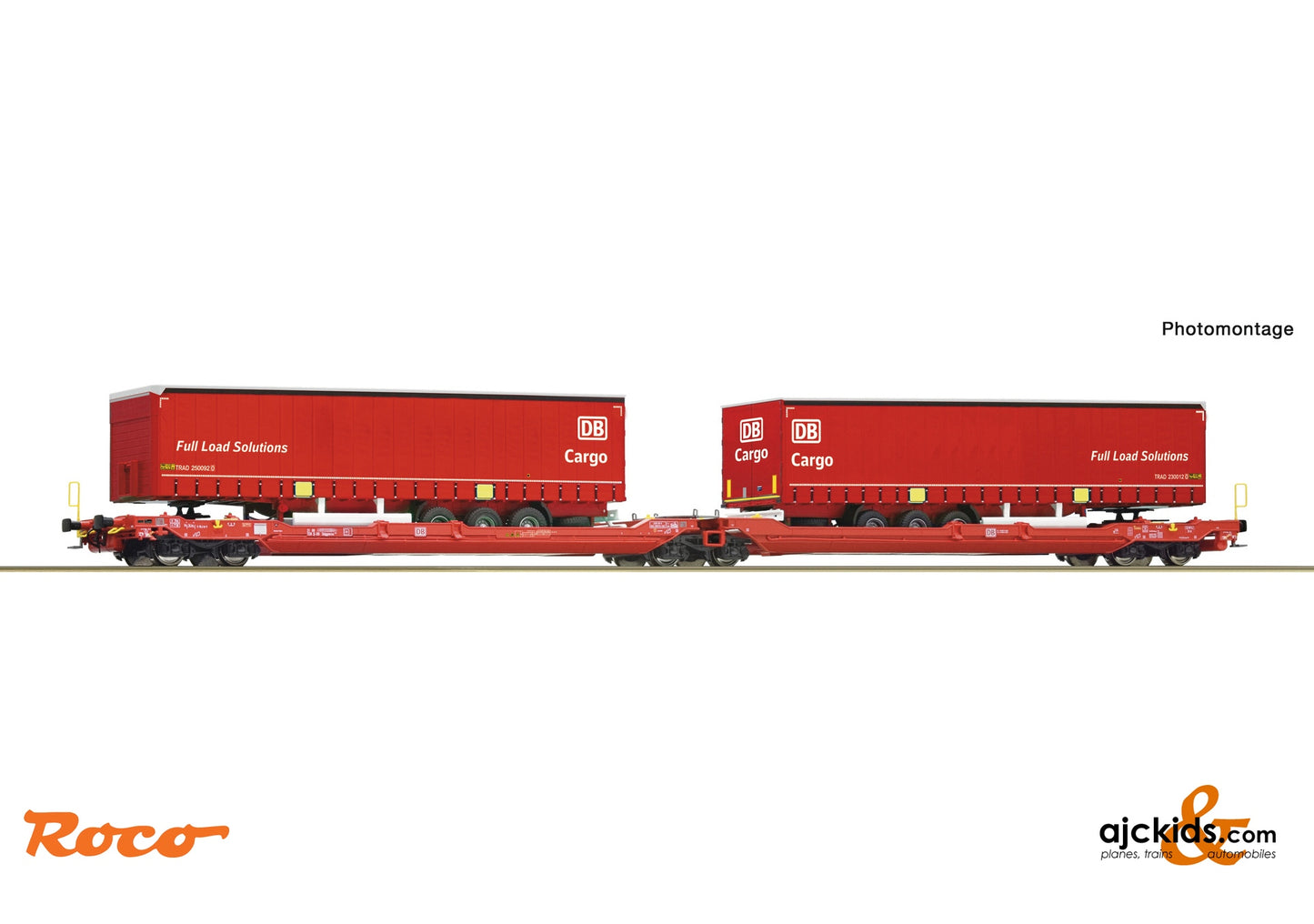 Articulated double-pocket wagon T3000e, DB AG