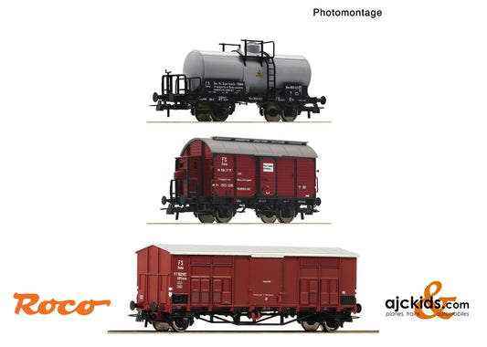 Roco 6600229 - 3 piece set: Branch line goods train, FS