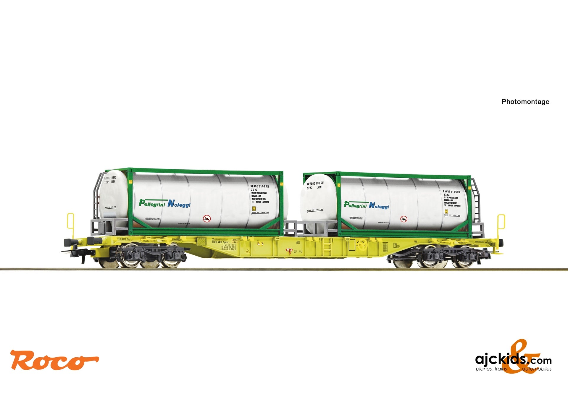 Container carrier wagon, GATX 