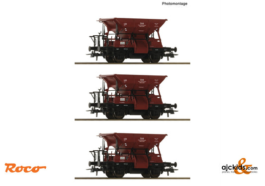 3 piece set: Talbot ballast wagon, ÖBB