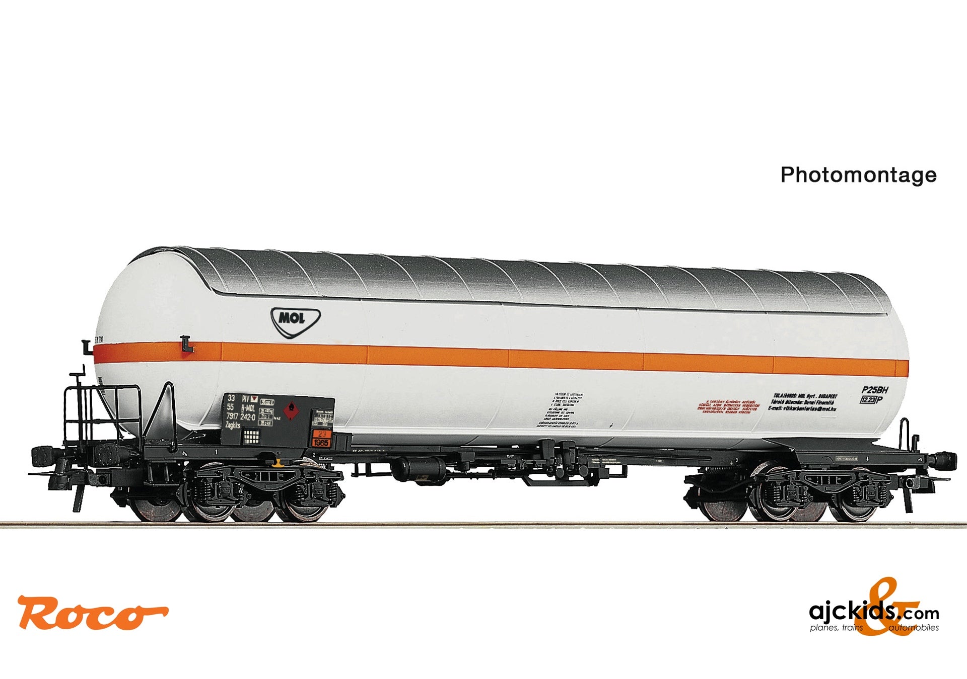 Pressurised gas tank wagon, MOL 