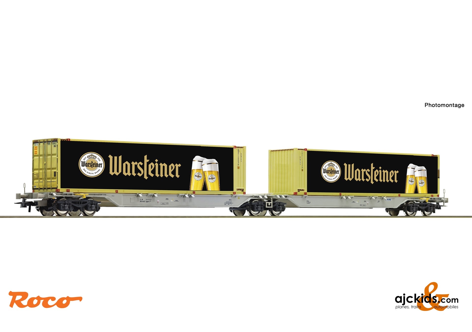 Double container wagon 