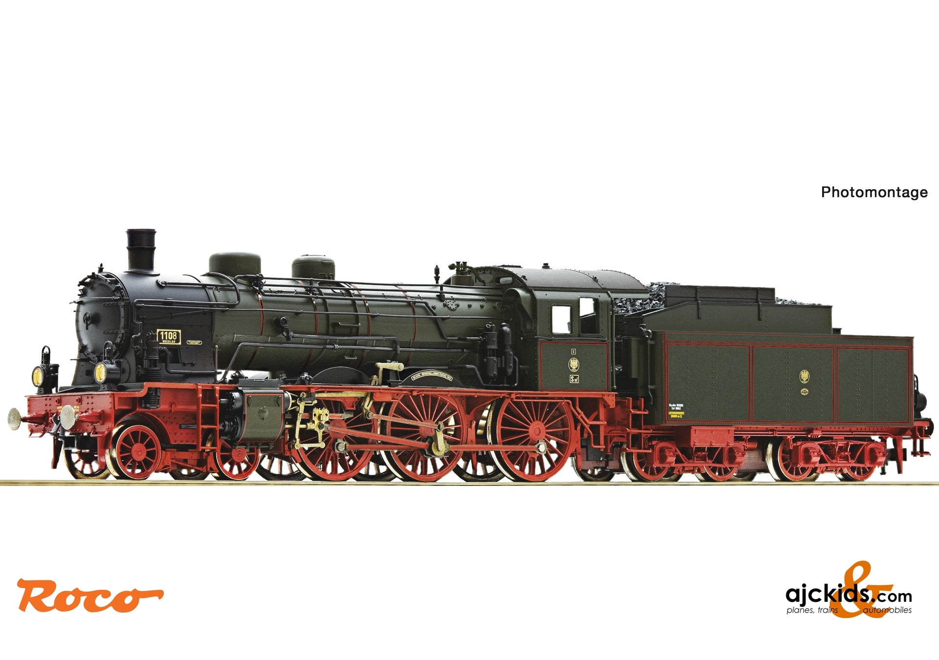 Steam locomotive 1108, K.P.E.V.