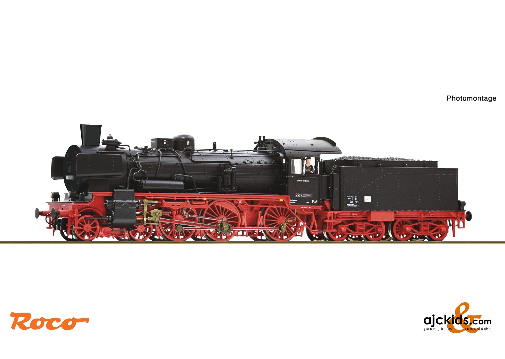 Roco 71397 Steam locomotive 38 2833, DR