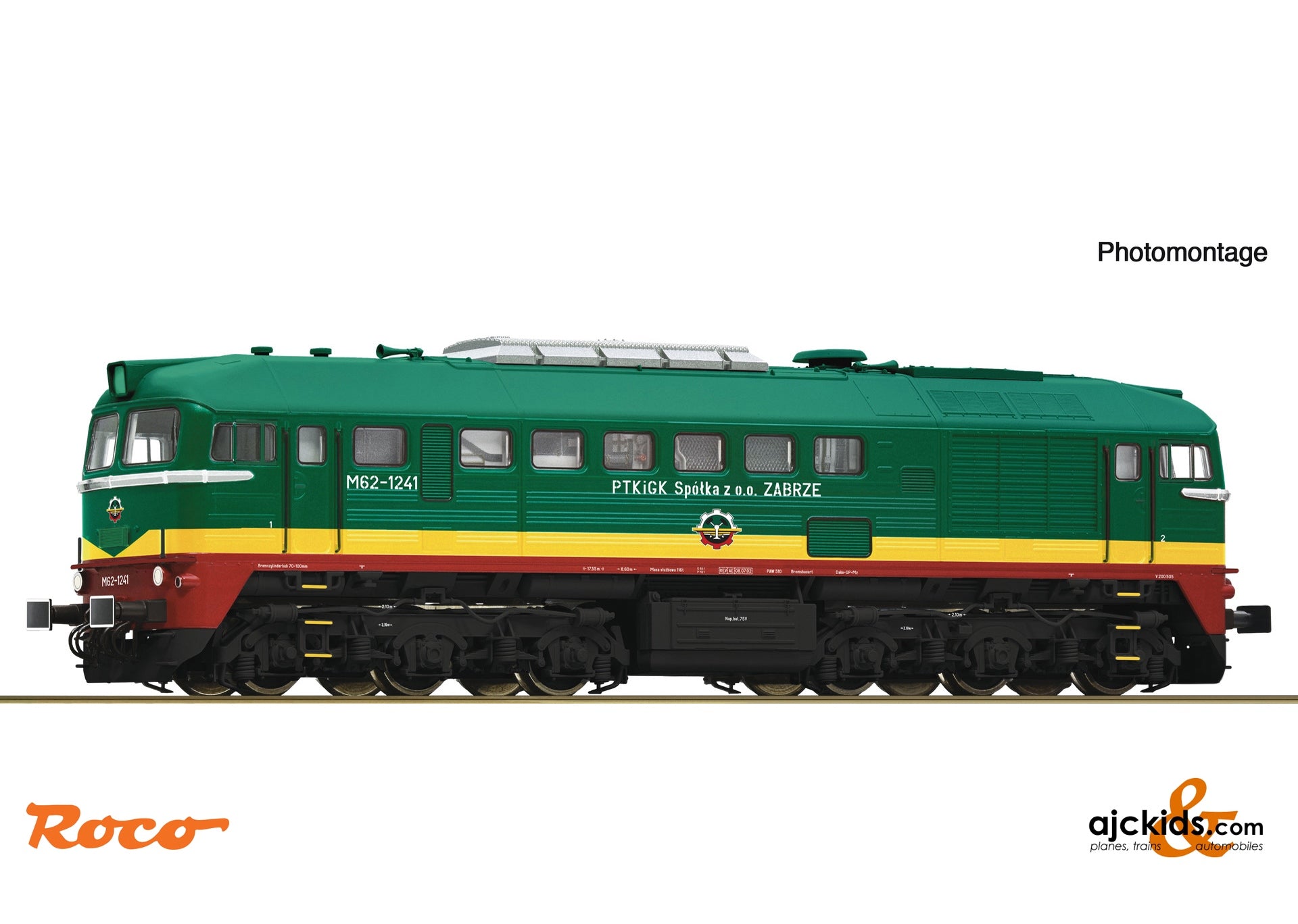 Roco 7300066 Diesel locomotive M62, PTKiGK – Ajckids