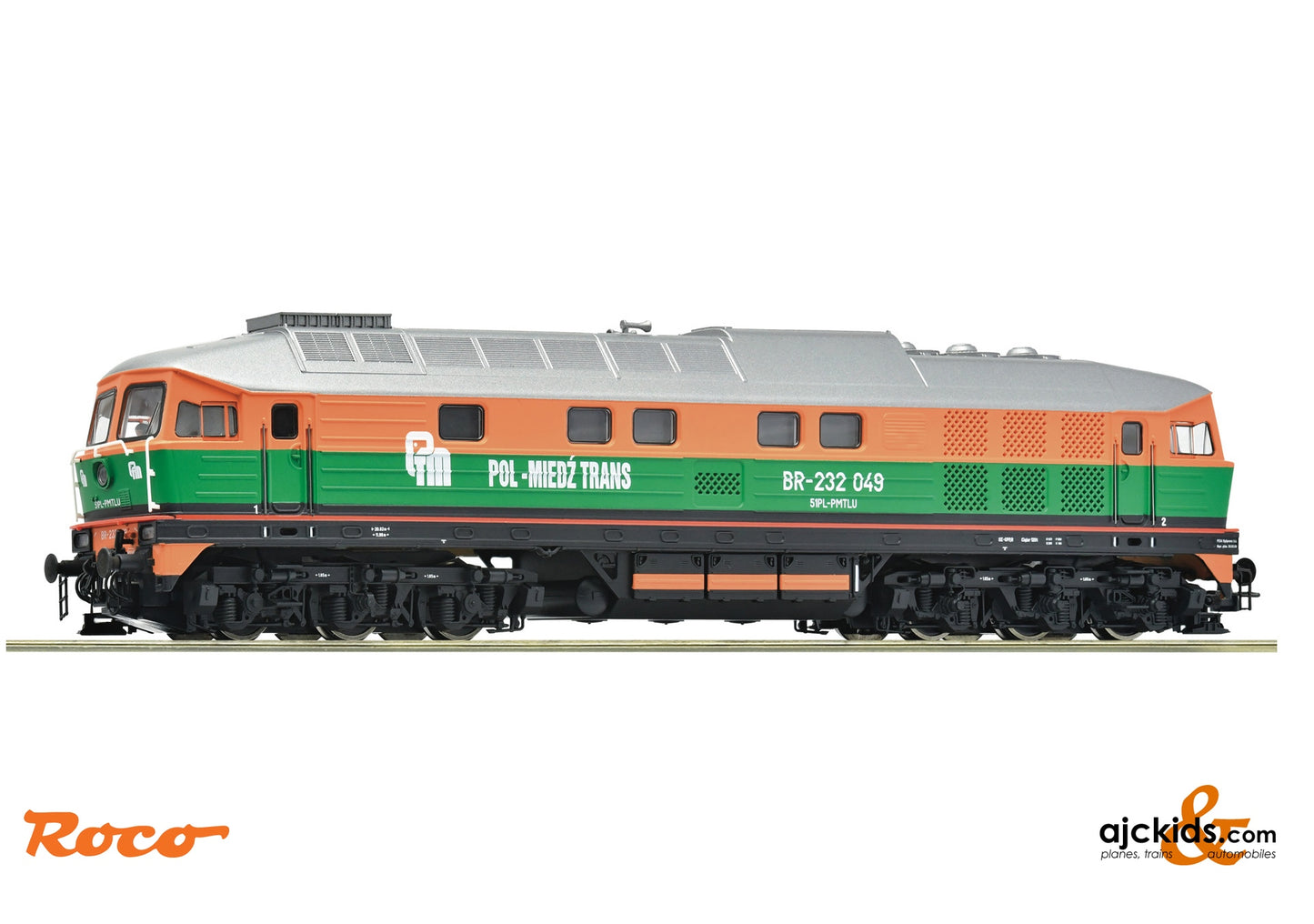 Diesel locomotive Class 232 049, PMT
