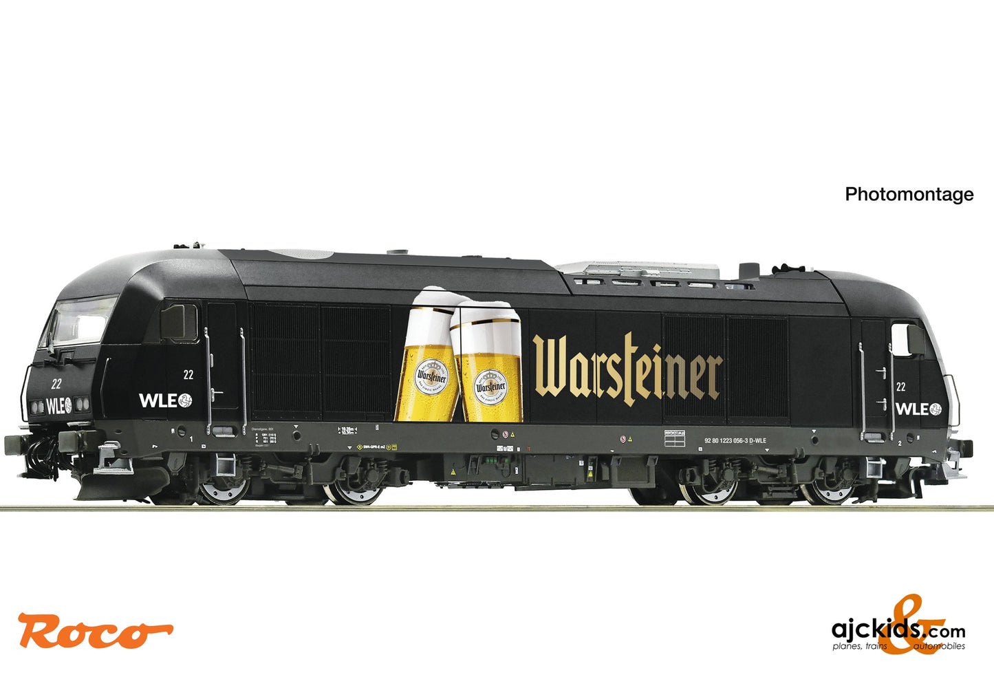 Diesel locomotive 22 "Warsteiner"