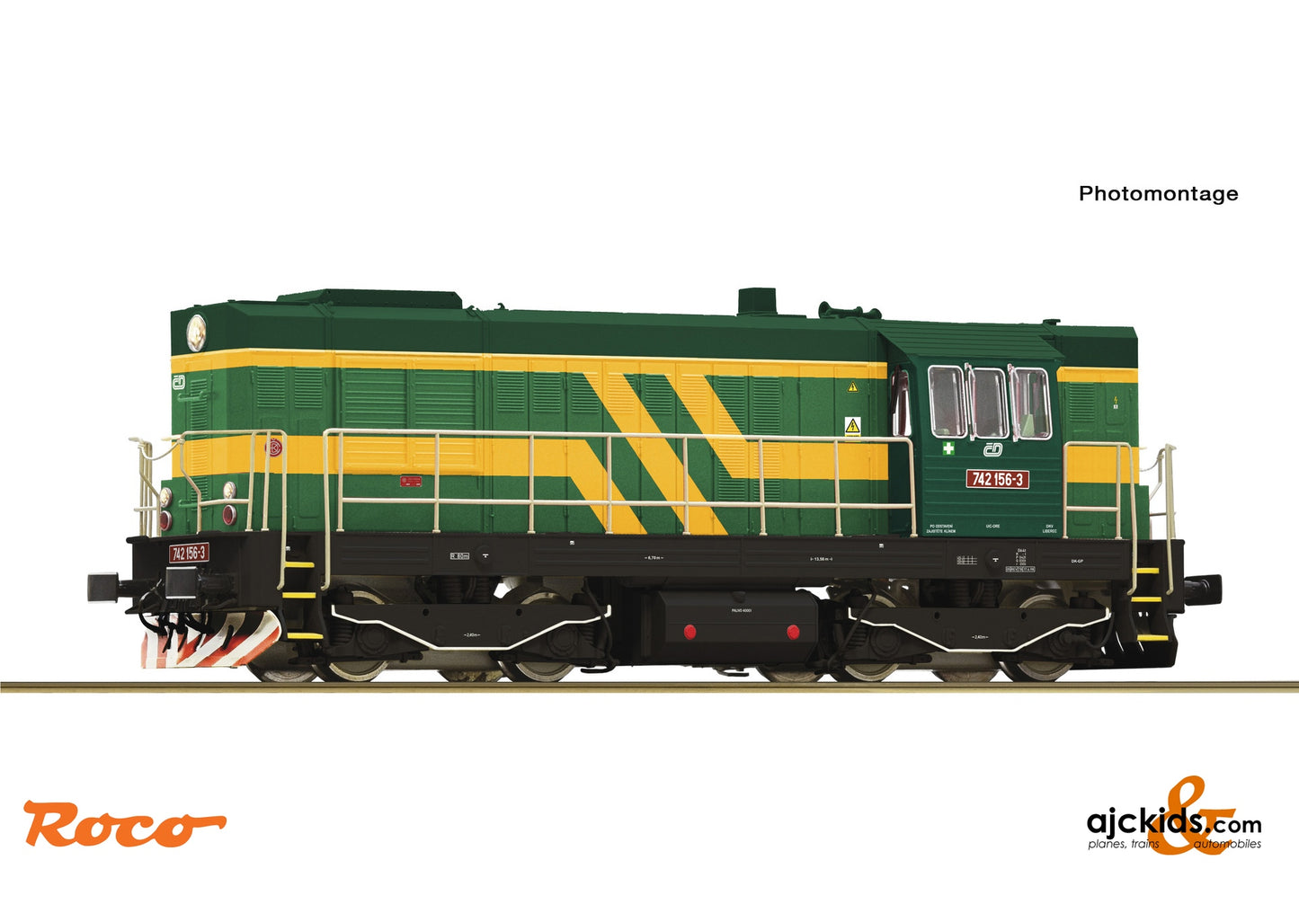 Diesel locomotive 742 156-3, CD