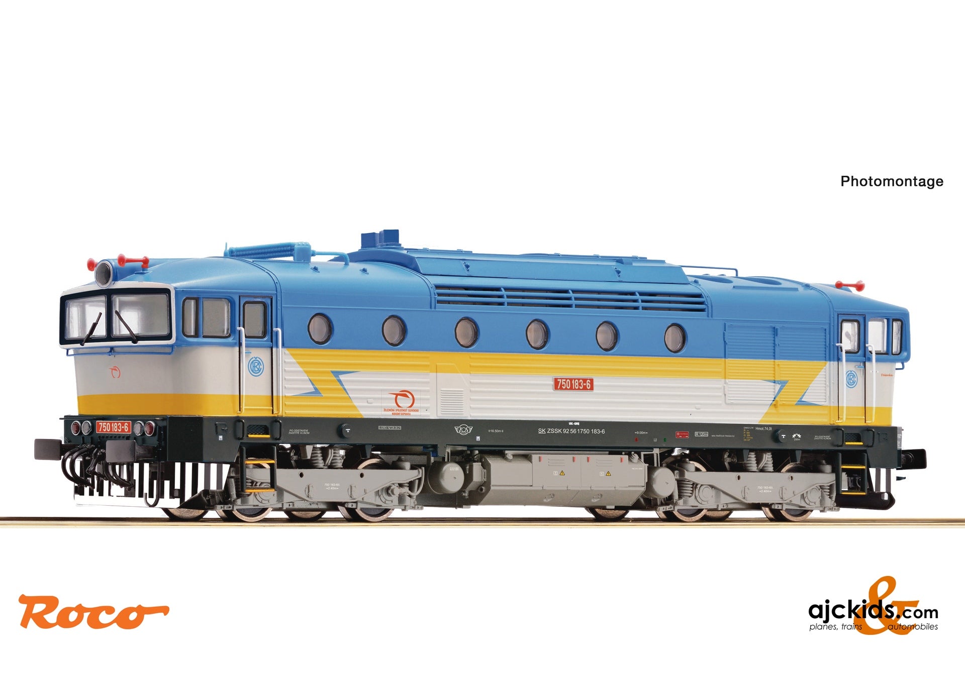 74096 Roco Roco 7310056 Diesel locomotive 750 183-6 (Sound) – Ajckids