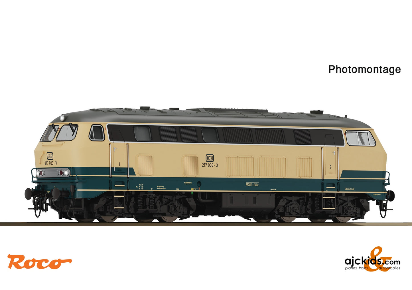 Diesel locomotive 217 003-3, DB