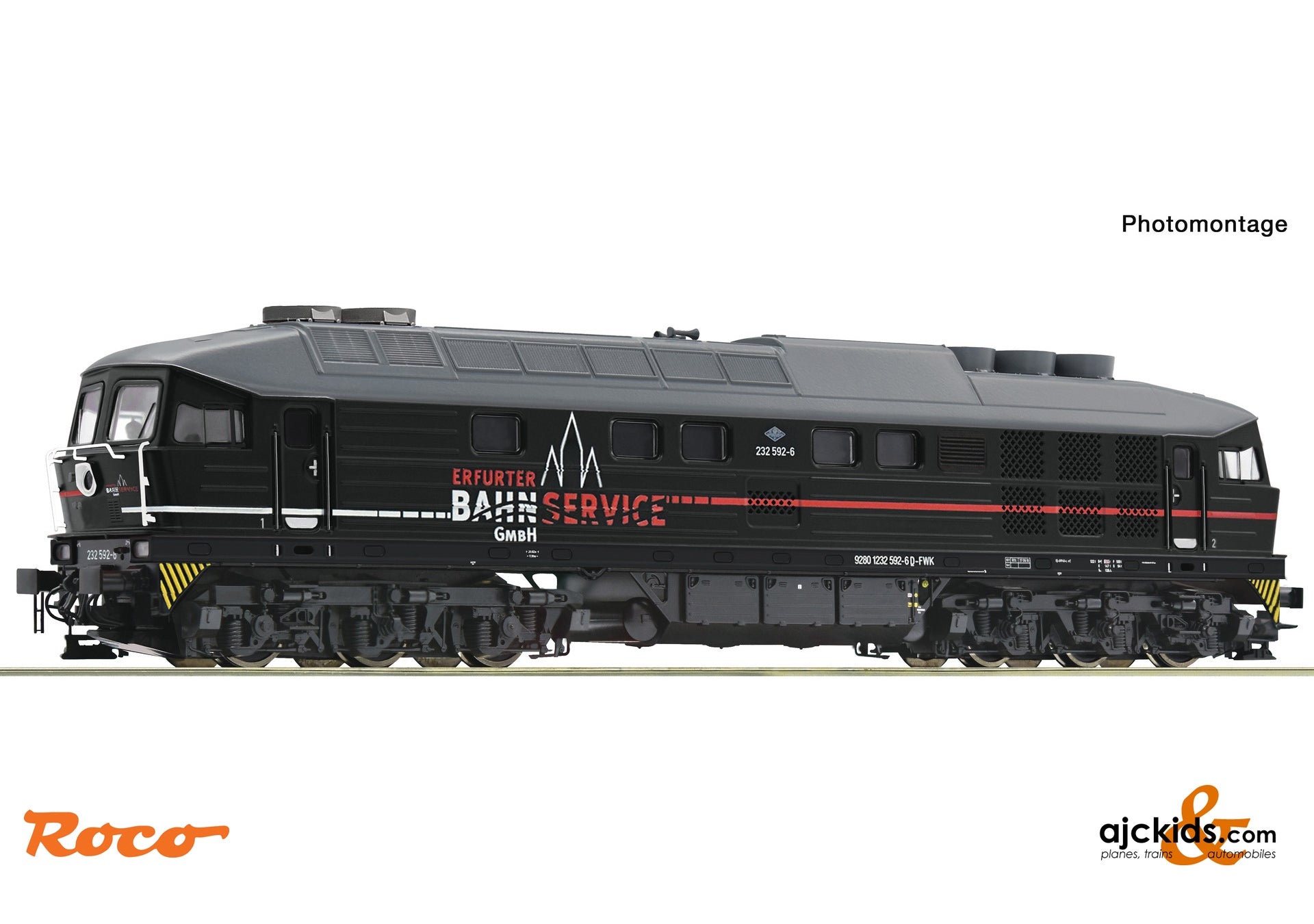 Diesel locomotive 232 592-6, EBS