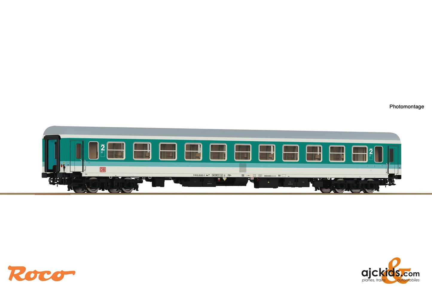 Roco 74810 - 2nd class passenger coach, DB AG