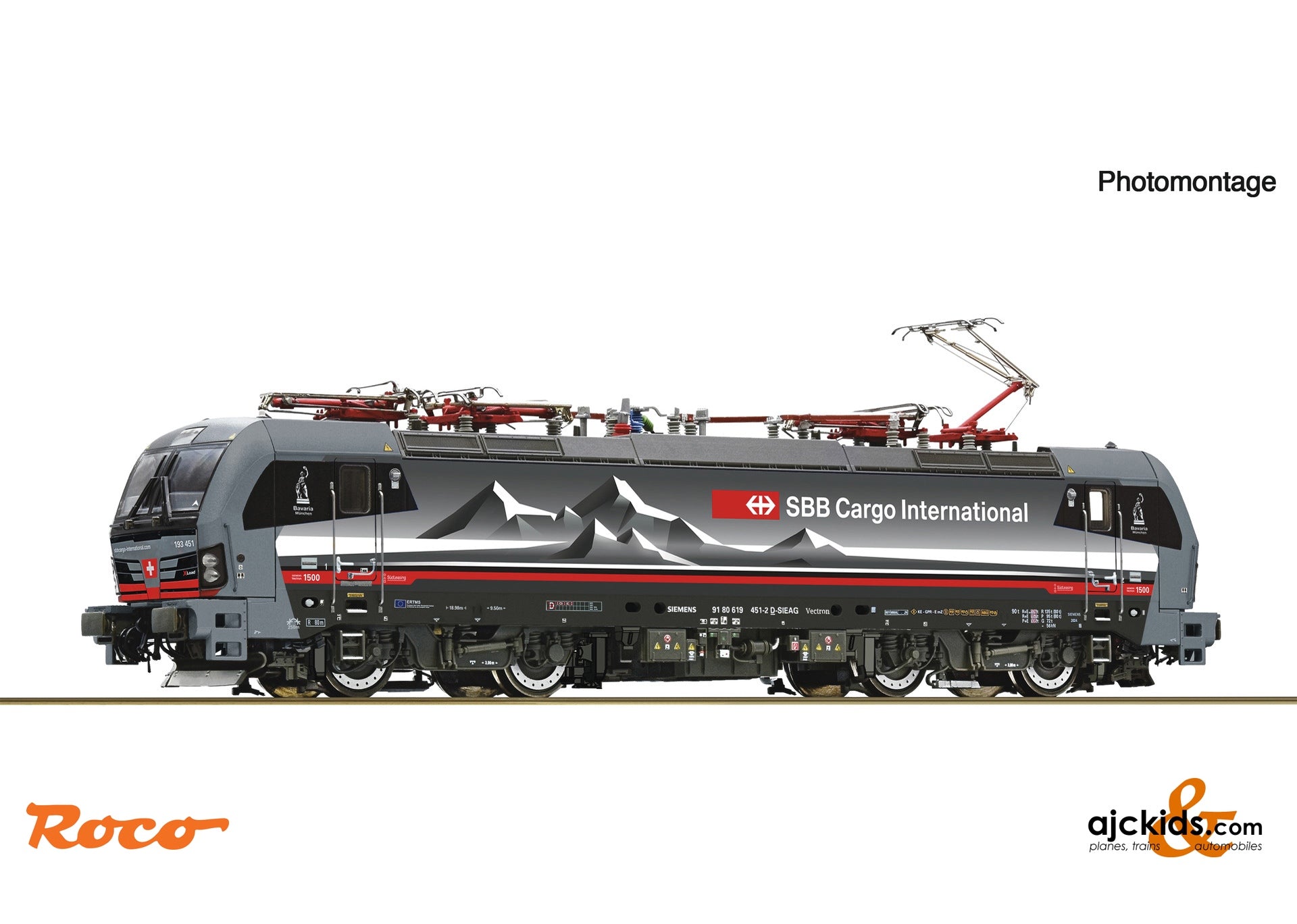 Roco 7500107 Electric locomotive 193 451-2 “Alppiercer 3”, SBB CI