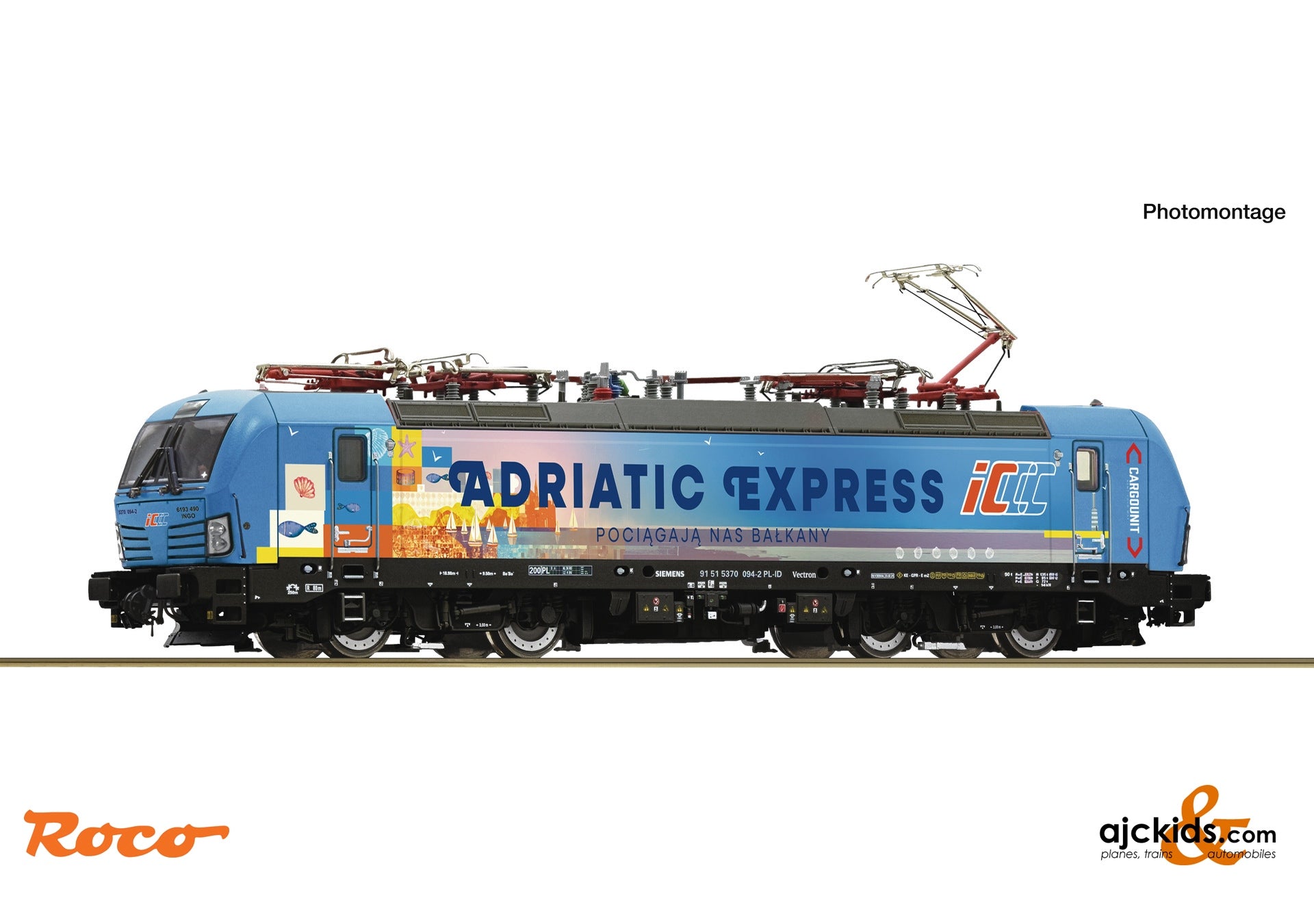 Electric locomotive 370 094-2 "Adriatic Express"