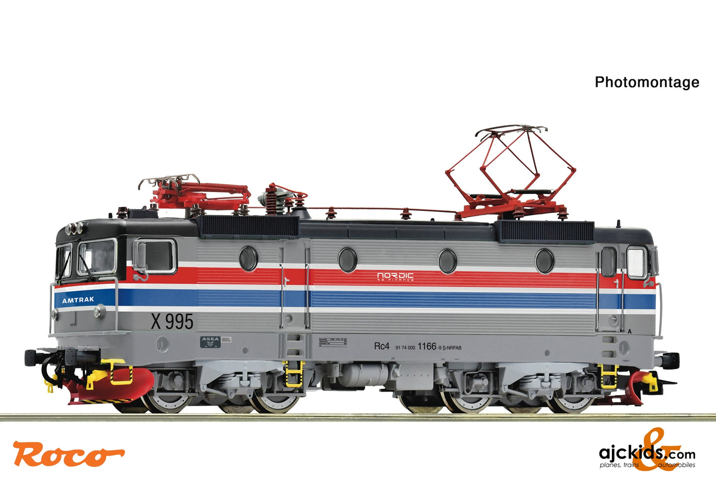 Electric locomotive Rc 4 1166