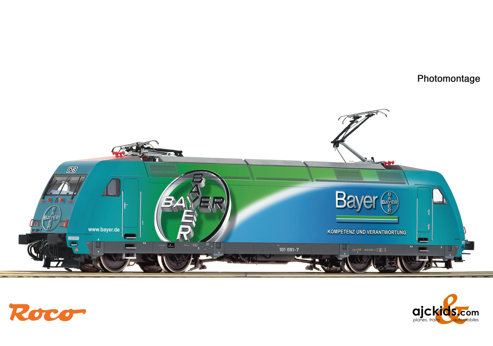 74096 Roco Roco 7500224 Electric locomotive 101 091-7 in H0-Scale – Ajckids