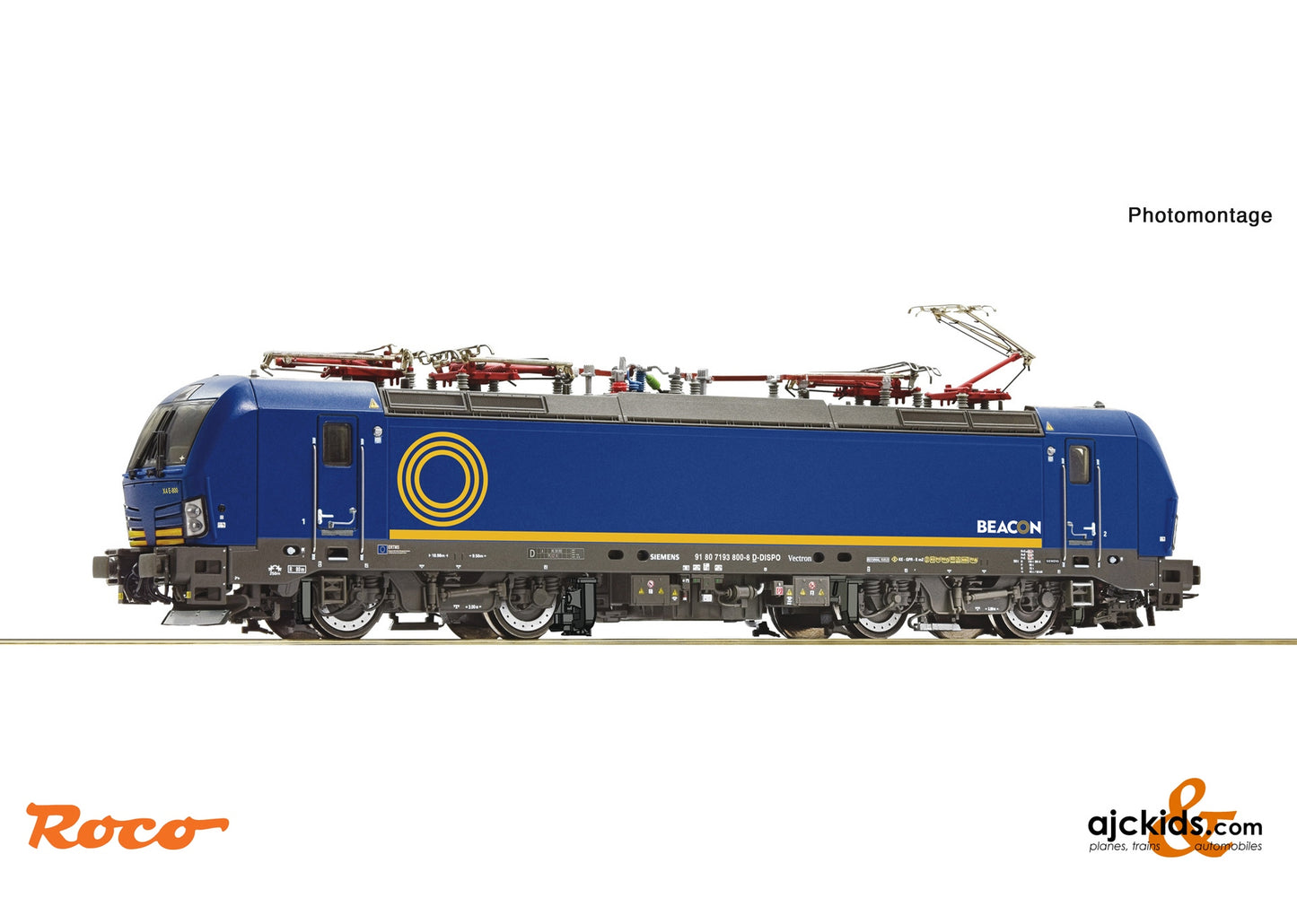 Roco 7510126 Electric locomotive 7193 800-8, Beacon Rail