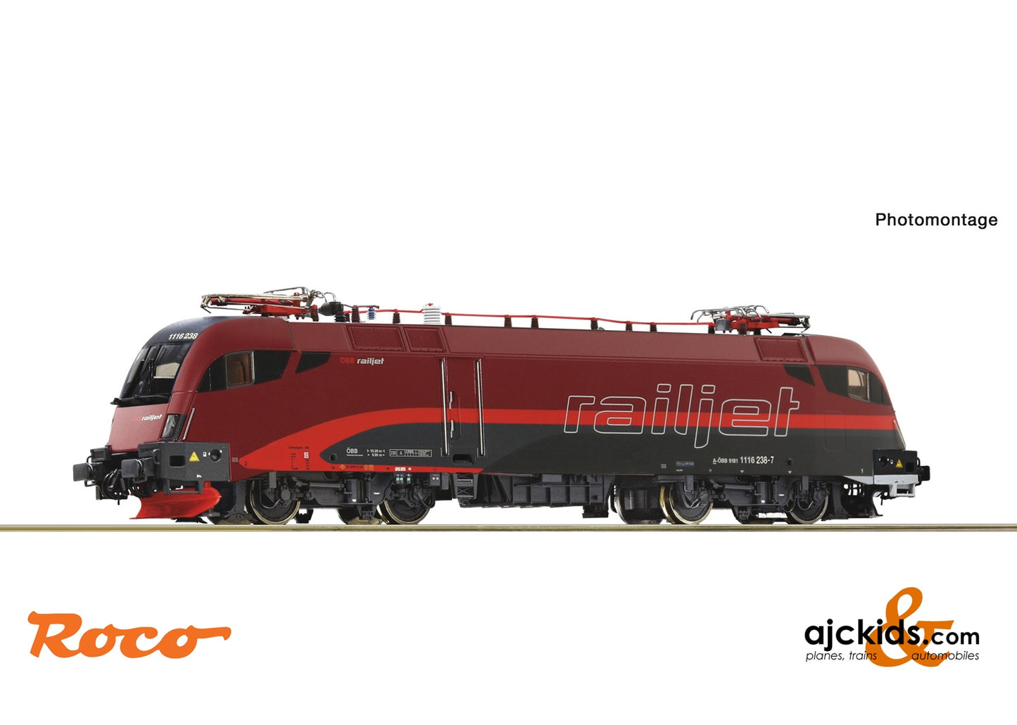 Roco 7520208 - Electric locomotive 1116 238-7 "Railjet", ÖBB