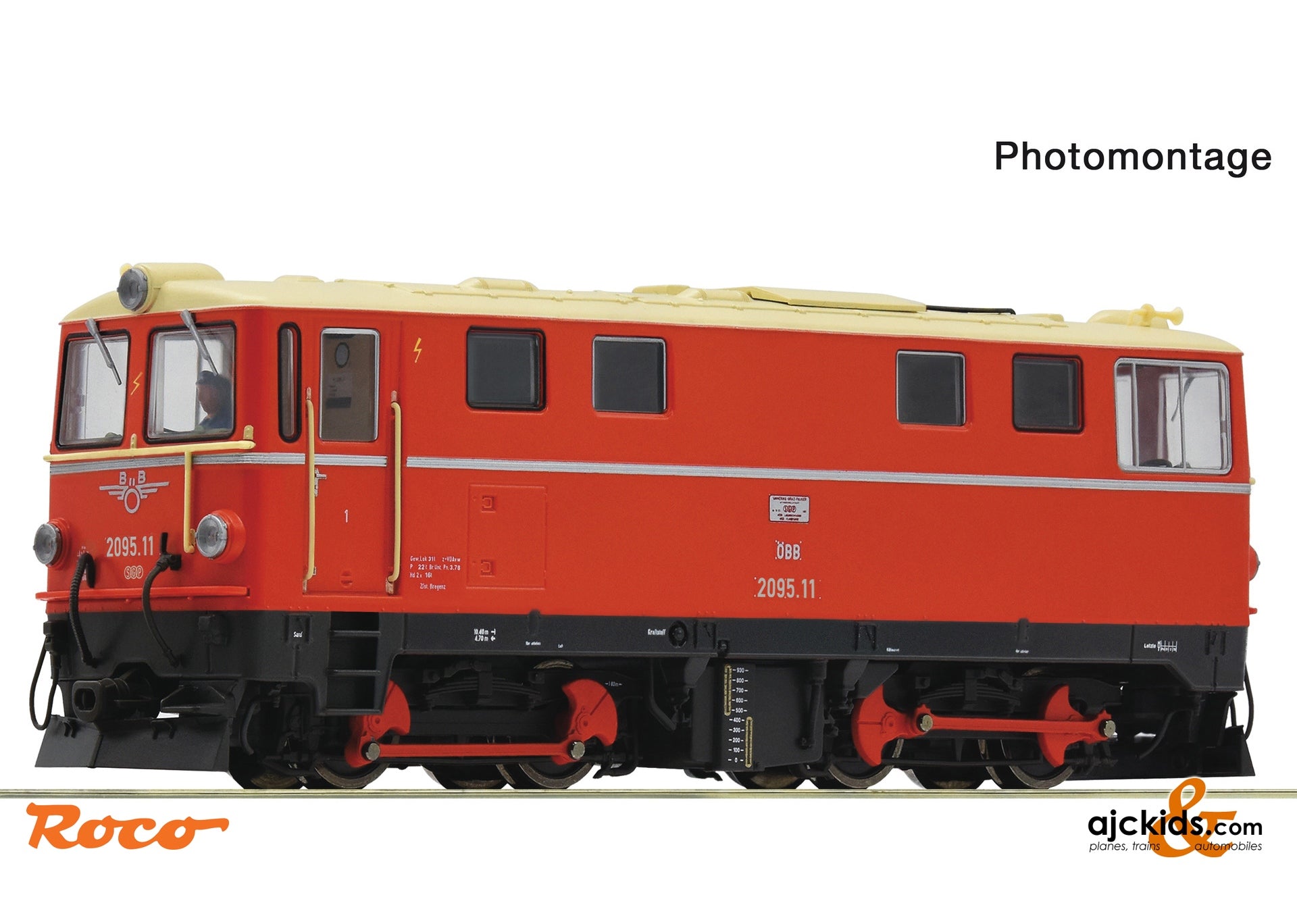 Roco 7540005 Diesel locomotive 2095.11, ÖBB – Ajckids