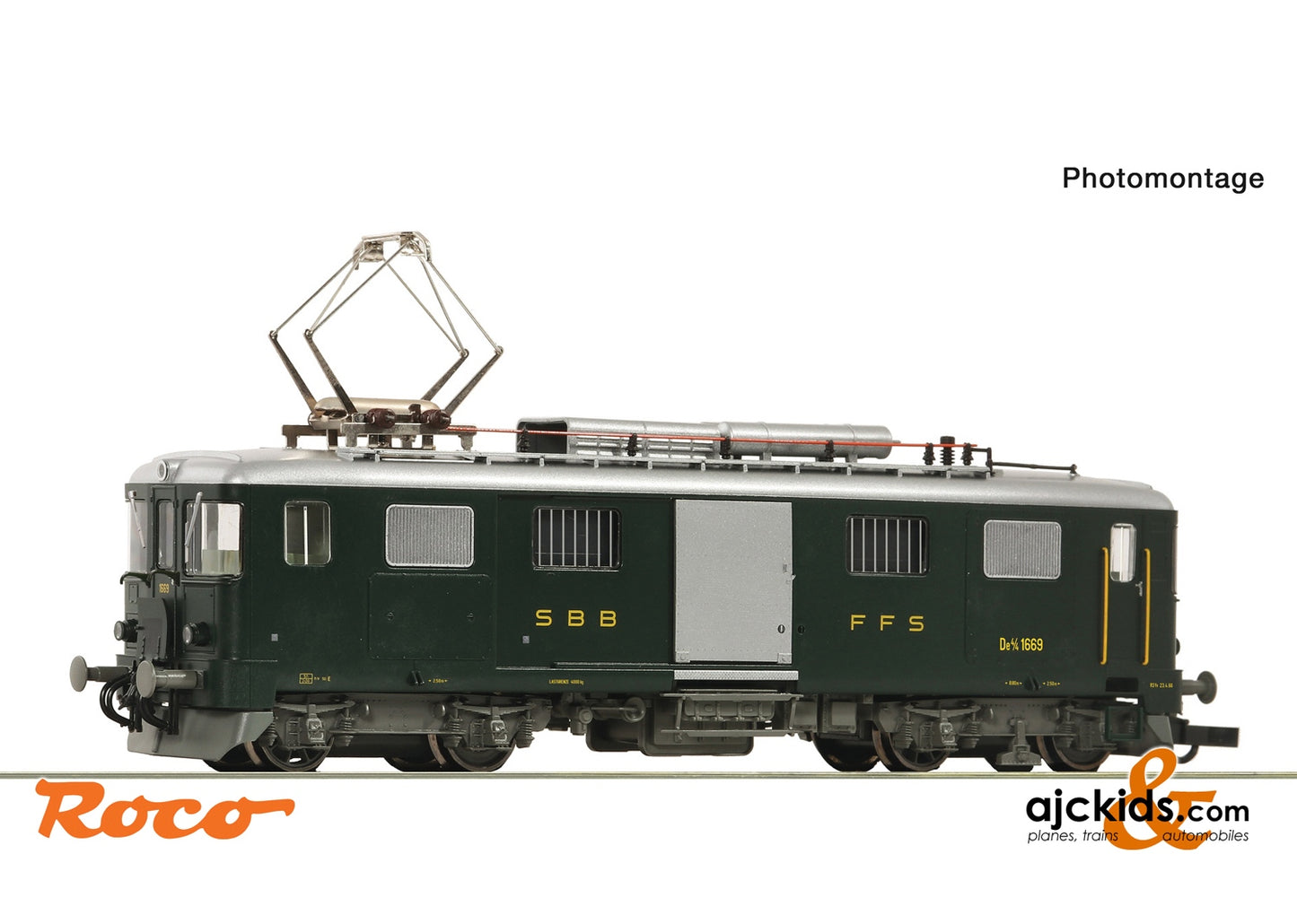 Roco 7700014 - Electric luggage railcar De 4/4 1669, SBB