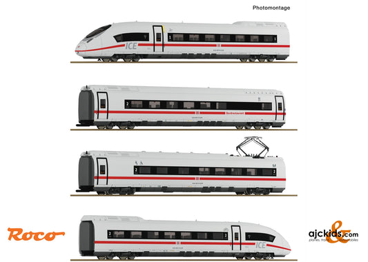 Roco 7700017 4 piece set: Electric multiple unit ICE 3neo (Class 408), DB AG