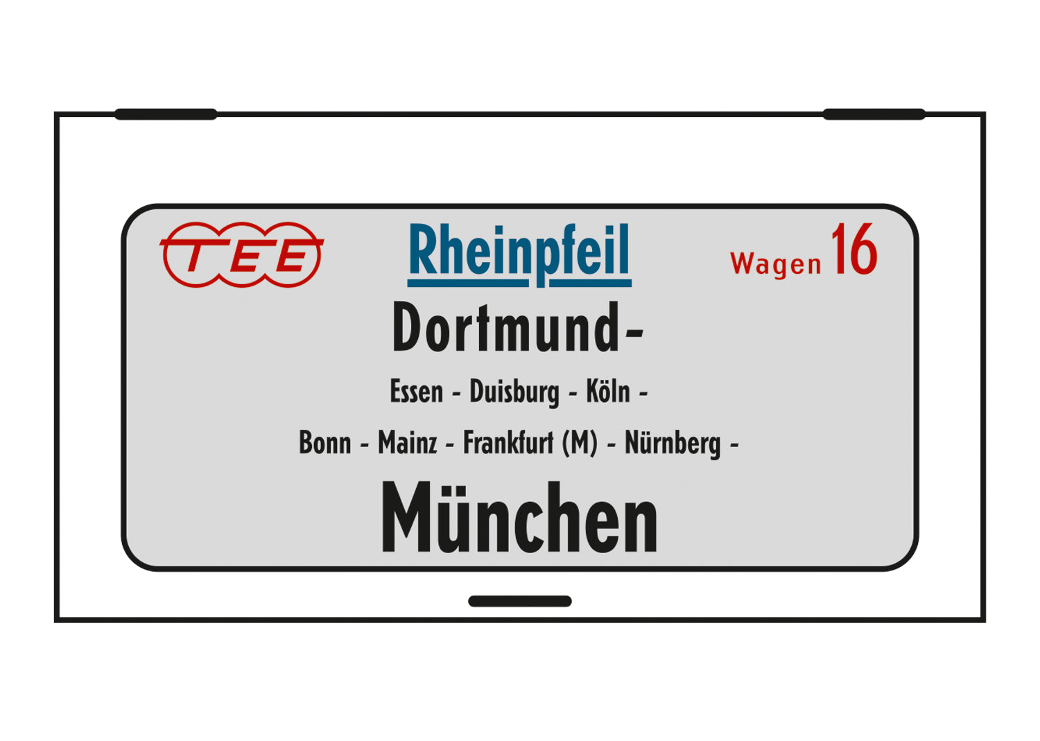 Trix 15368 - “TEE Rheinpfeil” Car Set