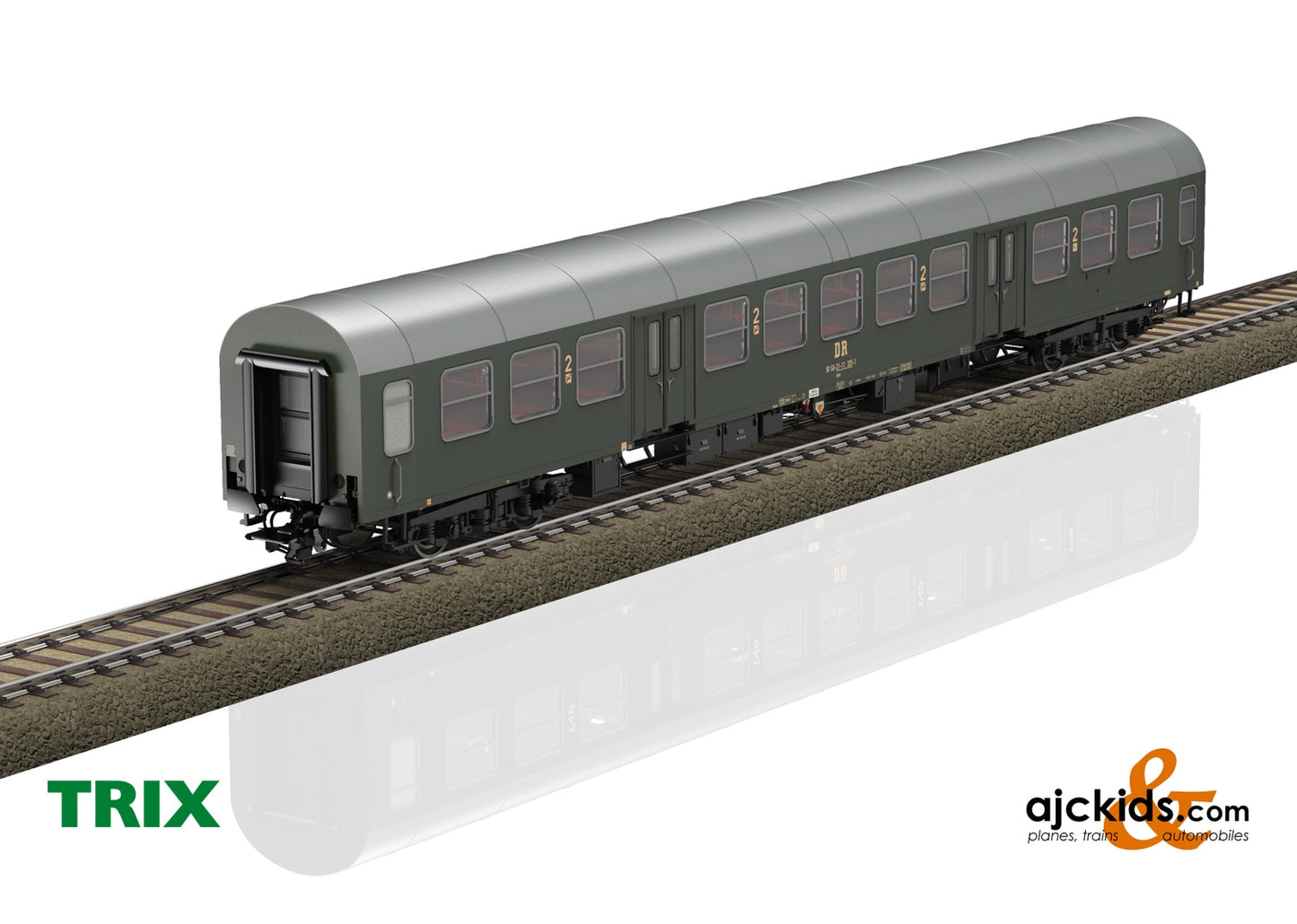 Trix 23180 - Halberstadt Center Entry Car Passenger Car Set at Ajckids.com